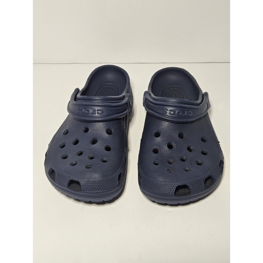 Crocs Classic Clogs Navy Blue Water Shoes Slip On Womens Size 8 10001